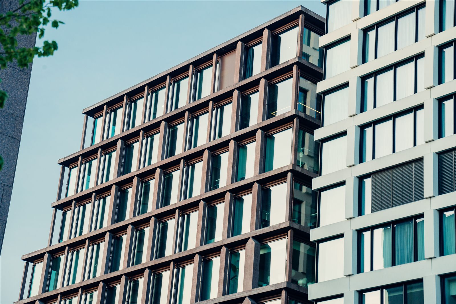 Modern architectural facade in Basel